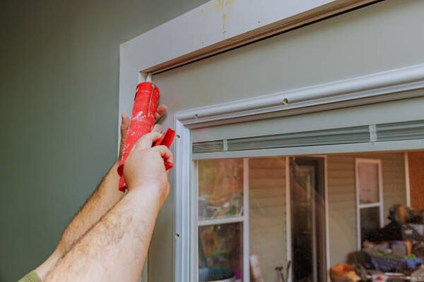 Door Frame Caulking